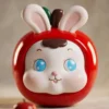 [IN STOCK] Nina Bunny Apple Edition Resin Art Figurine (7cm) - Ultra Rare Designer Toy