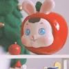 [IN STOCK] Nina Bunny Apple Edition Resin Art Figurine (7cm) - Ultra Rare Designer Toy
