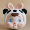 [IN STOCK] Nina Bunny Panda Edition Resin Art Figurine (7cm) - Ultra Rare Designer Toy