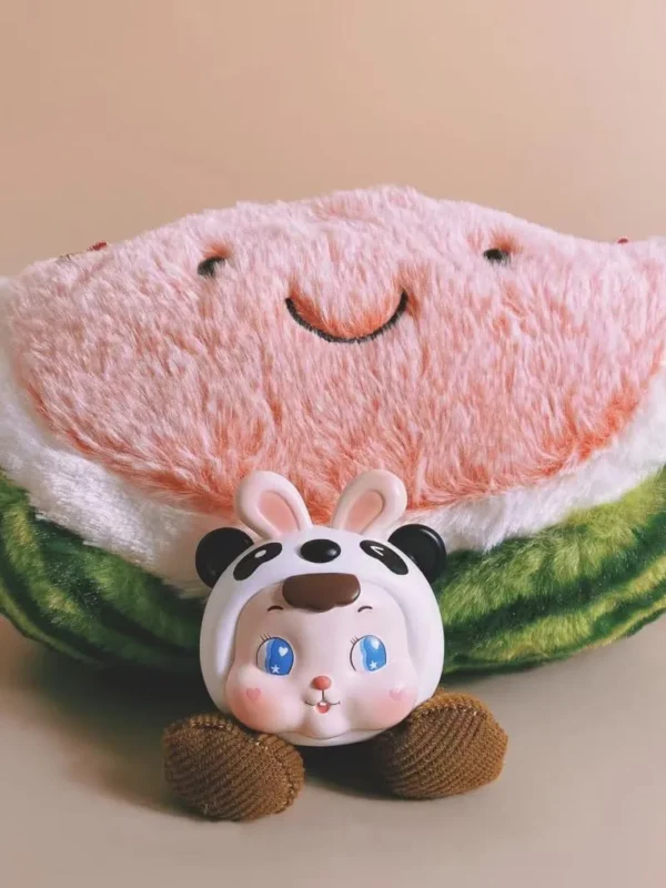 [IN STOCK] Nina Bunny Panda Edition Resin Art Figurine (7cm) - Ultra Rare Designer Toy