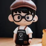 [IN STOCK] PEANUT “ Barista” Art Toy Set Limited Edition (13cm, PU Resin)
