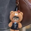 PEANUT TOYS Little Bear Barista Vinyl Plush Doll (18cm) - Posable Art Toy & Pendant