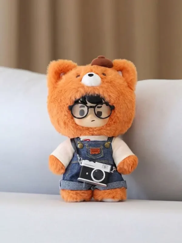 [35% OFF - B-Grade] PEANUT TOYS Little Fox Photographer Vinyl Plush Doll (Minor Face Marks) - 18cm