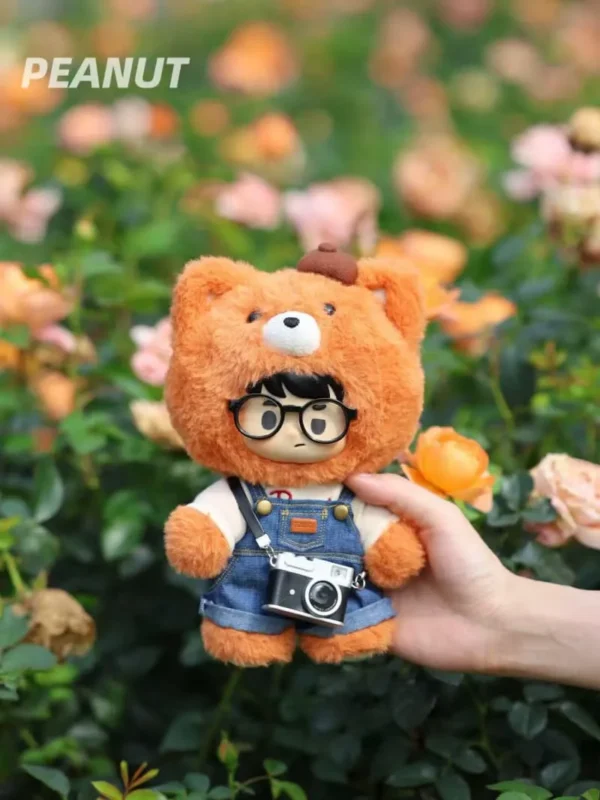 [35% OFF - B-Grade] PEANUT TOYS Little Fox Photographer Vinyl Plush Doll (Minor Face Marks) - 18cm