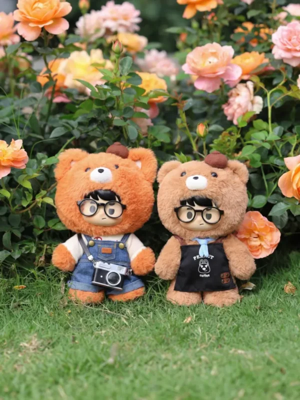 [35% OFF - B-Grade] PEANUT TOYS Little Fox Photographer Vinyl Plush Doll (Minor Face Marks) - 18cm