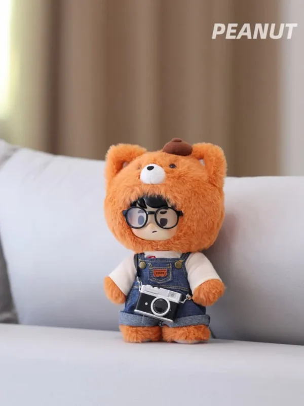 [35% OFF - B-Grade] PEANUT TOYS Little Fox Photographer Vinyl Plush Doll (Minor Face Marks) - 18cm
