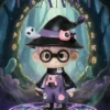[IN STOCK] PEANUT TOYS Magician Resin Art Figurine (13cm) - Limited Edition Magnetic Designer Toy