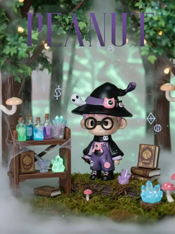 [IN STOCK] PEANUT TOYS Magician Resin Art Figurine (13cm) - Limited Edition Magnetic Designer Toy