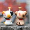 [IN STOCK] PEANUT TOYS Calico & Siamese Lucky Elephant Resin Art Figurine (11cm) - Limited Edition Magnetic Designer Toy
