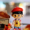 [IN STOCK] PEANUT TOYS Burger Manager Resin Art Figurine (13cm) - Limited Edition Magnetic Designer Toy