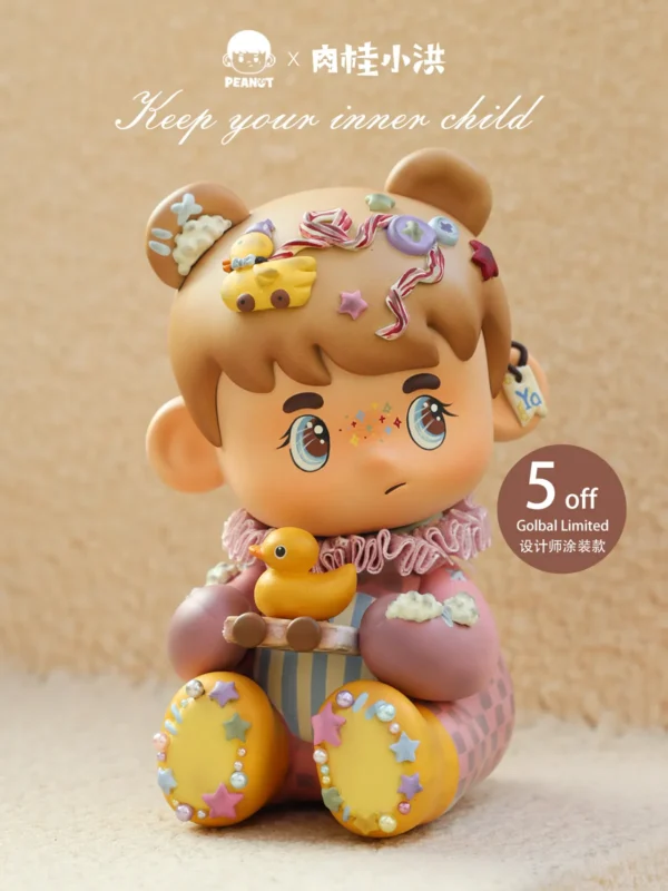 [IN-STOCK / EMAIL LOTTERY] PEANUT x Rougui Xiaohong "Stay Childlike" (13cm) | Hand-Painted OFF Edition (LE 5)