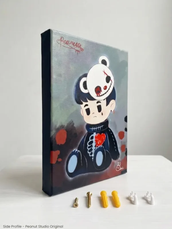 [PRE-ORDER] PEANUT Studio Original Art Canvas Print – Solid Wood & Giclée Print (21x29.7cm)