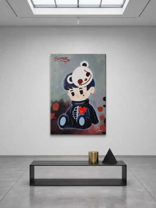 [PRE-ORDER] PEANUT Studio Original Art Canvas Print – Solid Wood & Giclée Print (21x29.7cm)