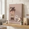 [PRE-ORDER] PEANUT Studio Original Art Canvas Print – Solid Wood & Giclée Print (21x29.7cm)