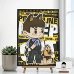 [PRE-ORDER] PEANUT Studio Framed Wall Art | High-Definition Giclée Pop Art Decor (30x40cm)