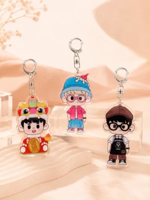 01_all_styles_studio_hero PEANUT Acrylic Keychain Collection - Glossy Epoxy Charms