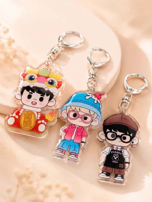 PEANUT Acrylic Keychain Collection - Glossy Epoxy Charms