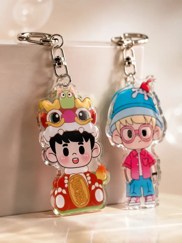 PEANUT Acrylic Keychain Collection - Glossy Epoxy Charms