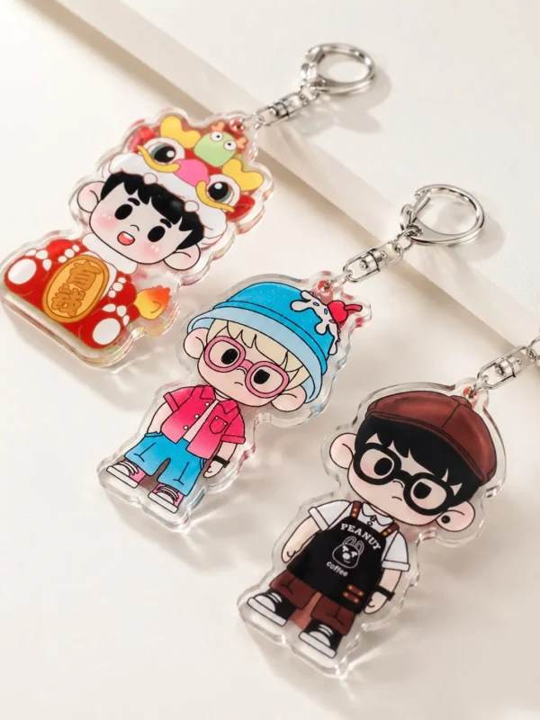 PEANUT Acrylic Keychain Collection - Glossy Epoxy Charms