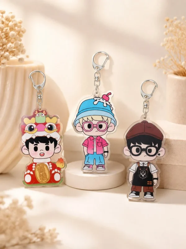 PEANUT Acrylic Keychain Collection - Glossy Epoxy Charms