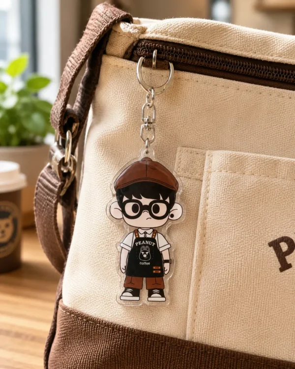 PEANUT Acrylic Keychain Collection - Glossy Epoxy Charms