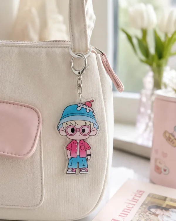 PEANUT Acrylic Keychain Collection - Glossy Epoxy Charms