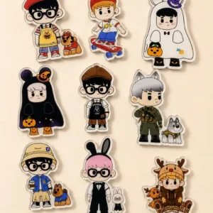 [IN STOCK] PEANUT Studio Acrylic Fridge Magnet Collection – Cute Character Magnets (7–8cm)