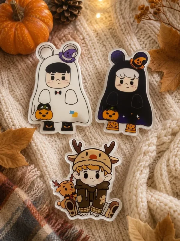 [IN STOCK] PEANUT Studio Acrylic Fridge Magnet Collection – Cute Character Magnets (7–8cm)
