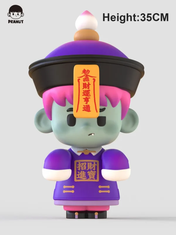 [50% DEPOSIT PRE-ORDER] Lucky Zombie Series 35cm – LAI CAI & CAI YUN HENG TONG Solid PU Resin Art Toy