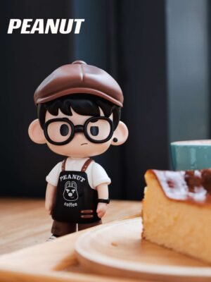 [IN STOCK] PEANUT “ Barista” Art Toy Set Limited Edition (13cm, PU Resin)