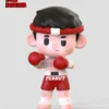 [IN STOCK] PEANUT “Thai Boxing” Art Toy Set – Red & Blue Limited Edition (11cm, PU Resin)