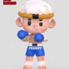 [IN STOCK] PEANUT “Thai Boxing” Art Toy Set – Red & Blue Limited Edition (11cm, PU Resin)