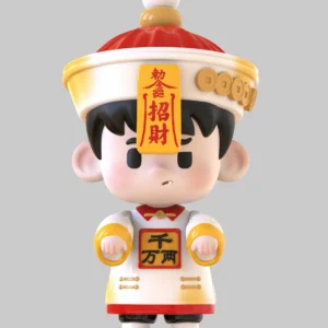 [50% DEPOSIT PRE-ORDER] Lucky Zombie Series 35cm – LAI CAI & CAI YUN HENG TONG Solid PU Resin Art Toy