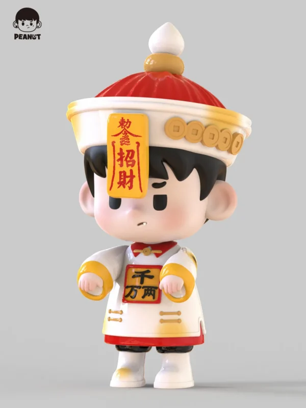 [50% DEPOSIT PRE-ORDER] Lucky Zombie Series 35cm – LAI CAI & CAI YUN HENG TONG Solid PU Resin Art Toy