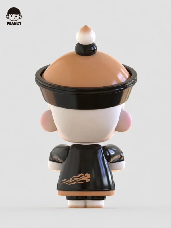[IN STOCK] PEANUT “Lucky Zombie” Art Toy – Fortune Series Limited Edition (11.5cm PU Resin)