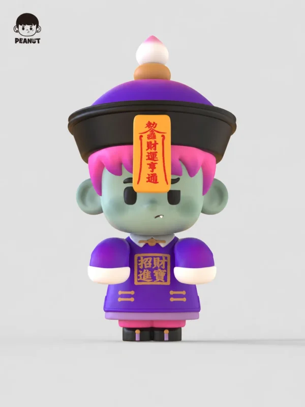 [IN STOCK] PEANUT “Lucky Zombie” Art Toy – Fortune Series Limited Edition (11.5cm PU Resin)