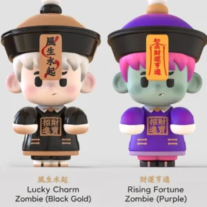 [IN STOCK] PEANUT “Lucky Zombie” Art Toy – Fortune Series Limited Edition (11.5cm PU Resin)